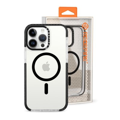 Transparent Candy Color Frame Shockproof Magsafe Case for iPhone 14 Pro Max