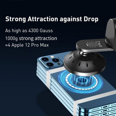 Baseus Big Energy Car Mount Wireless Charger For Dashboards and Air Outlets WXJN-01