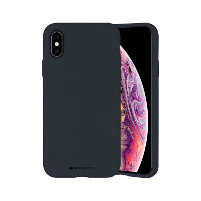 Mercury Silicone Cover Case for iPhone X
