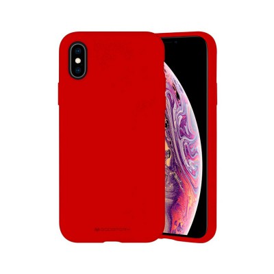 Mercury Silicone Cover Case for iPhone X