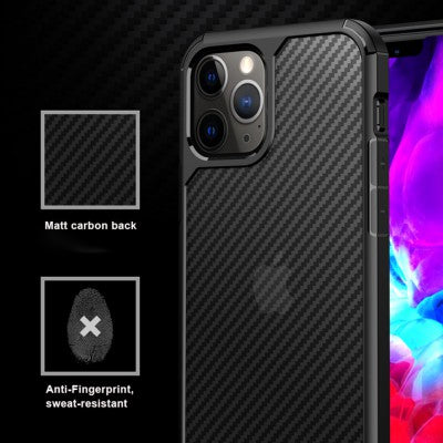 Carbon Fiber Hard Shield Case Cover for iPhone 14 Pro Max