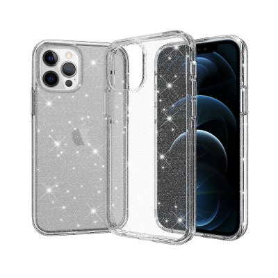 Ultimake Glitter Shockproof Case Cover for iPhone 12 Pro Max (6.7'')