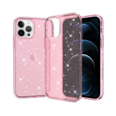 Ultimake Glitter Shockproof Case Cover for iPhone 12 Pro Max (6.7'')